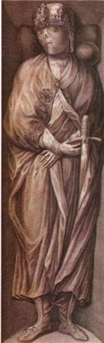 皇帝フリードリヒ2世の棺は、1781年に開けられている。その際の検視