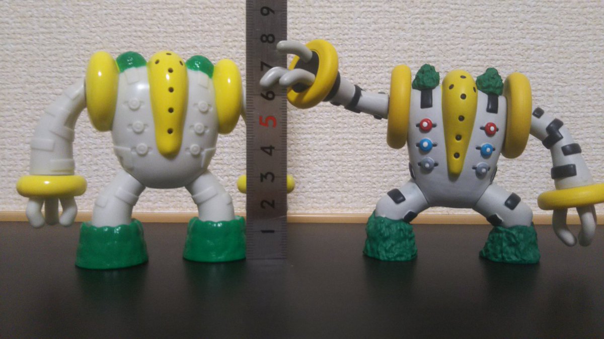 立ポケ版レジギガスが1/50のため、1/40になるかと思いポケモンモデルズ