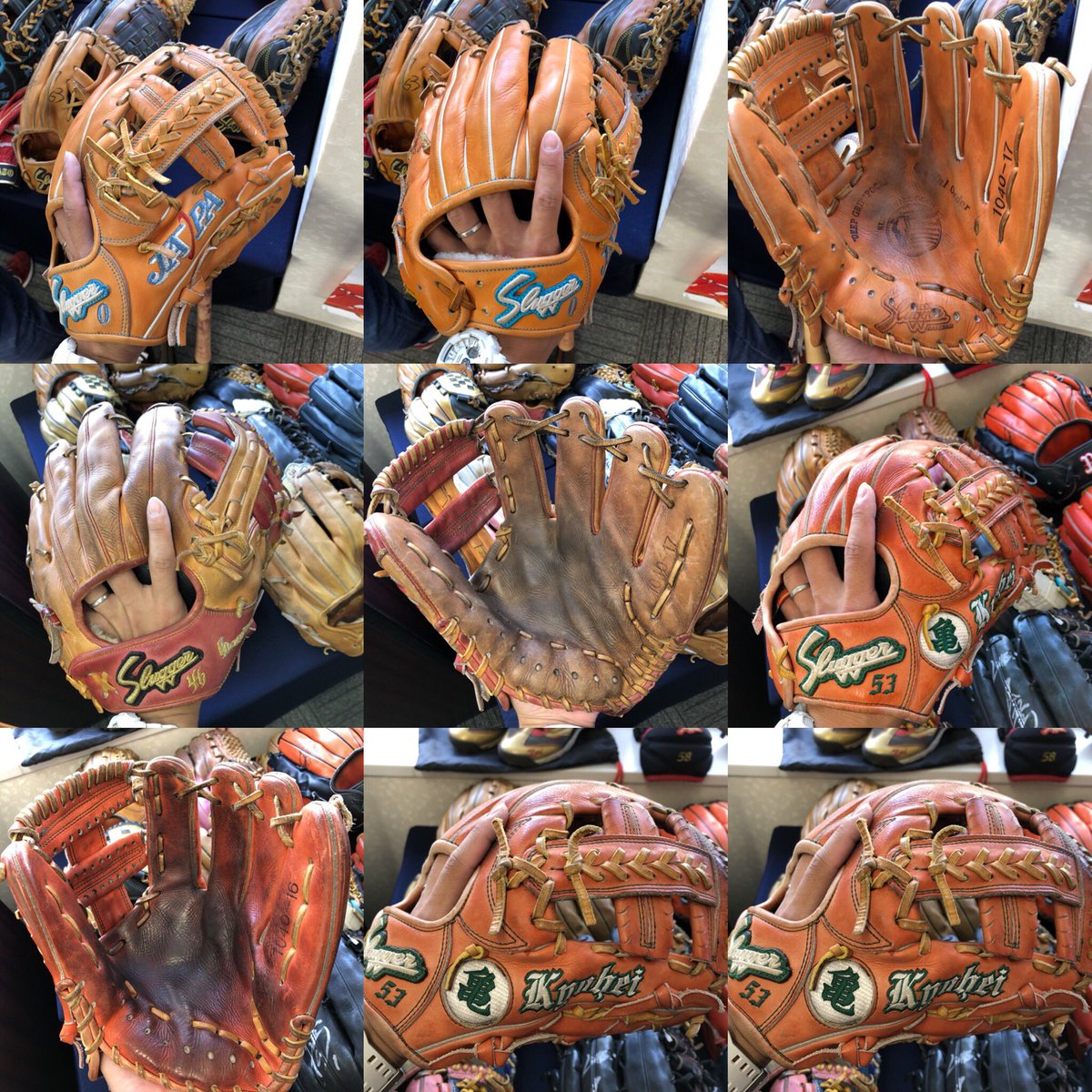 プロ野球選手実使用グラブ Part③ いやー浅いっす！！ 浅すぎます