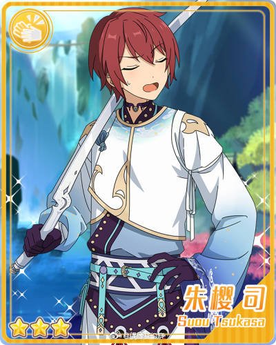 かさくんのコラボカードの開花後なかなか可愛らしいお顔！！ #偶像梦幻