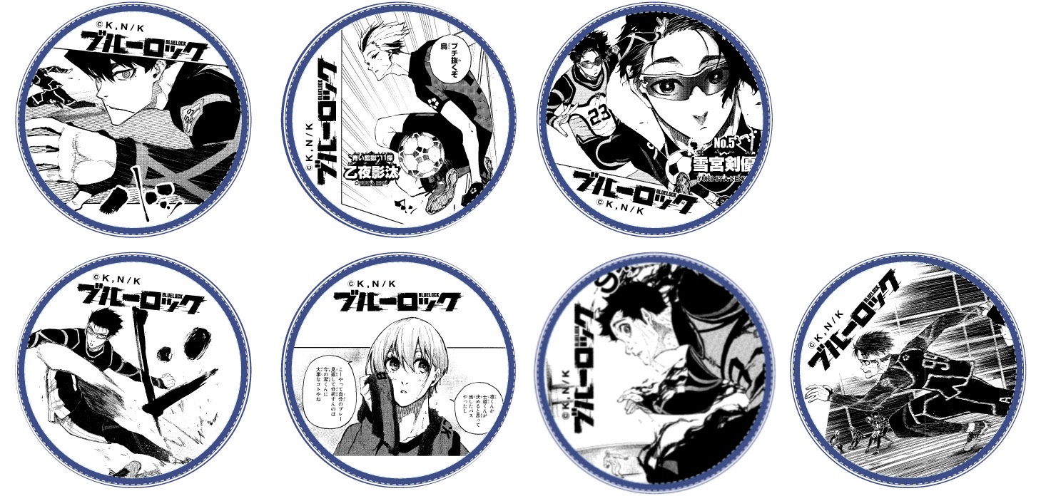 ブルーロック プリンセスカフェ 缶バッジ 35点 ブルーロック