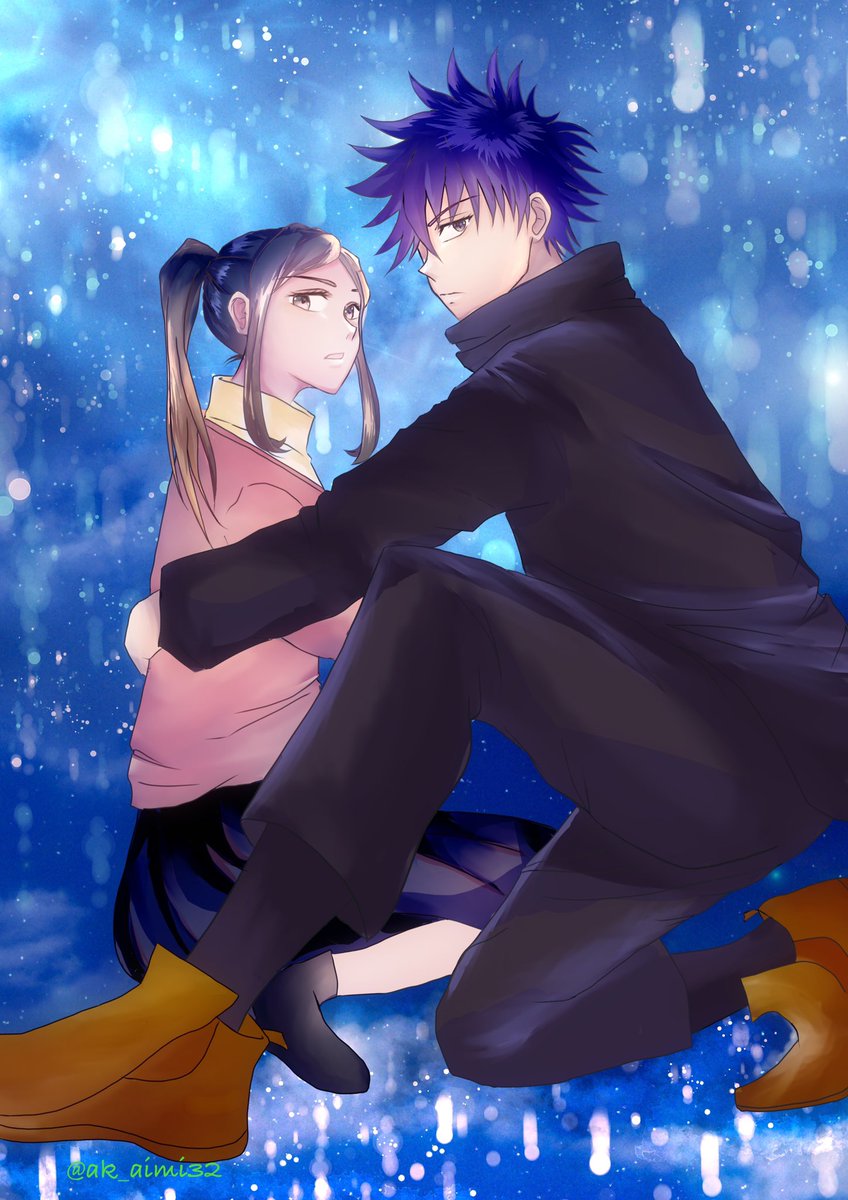 恵と津美紀 #呪術廻戦 #伏黒恵 #伏黒津美紀 #JujutsuKaisen #イラスト