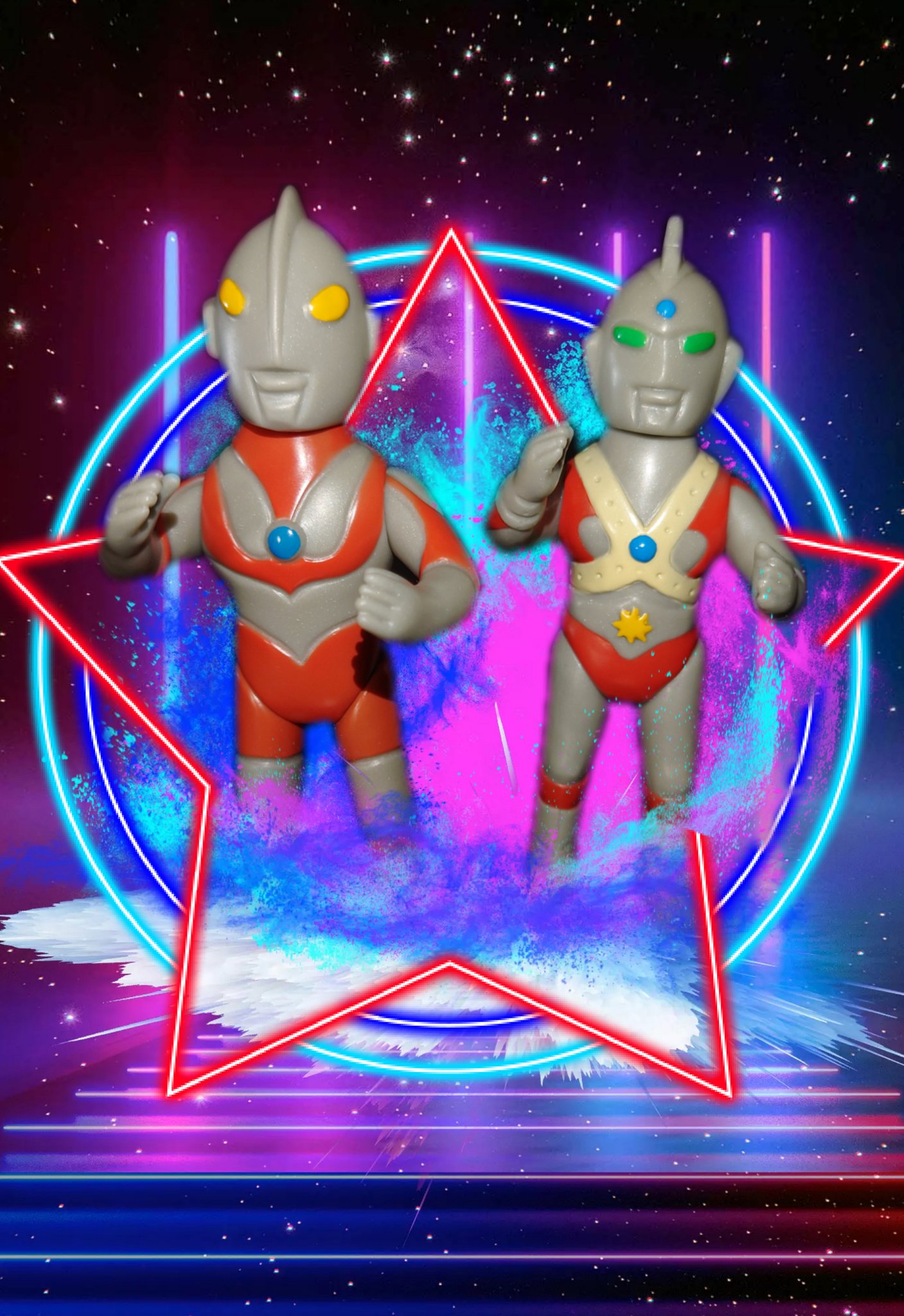 ぶたのはな ♡エメラルド星人 ジャンボーグA レアソフビ ぶたのはな ♡