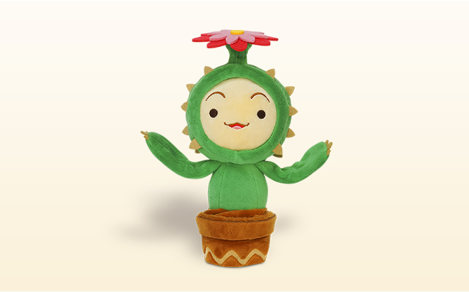 セット内容④】ぬいぐるみ サボテン君 いつもマイホームで待っていて