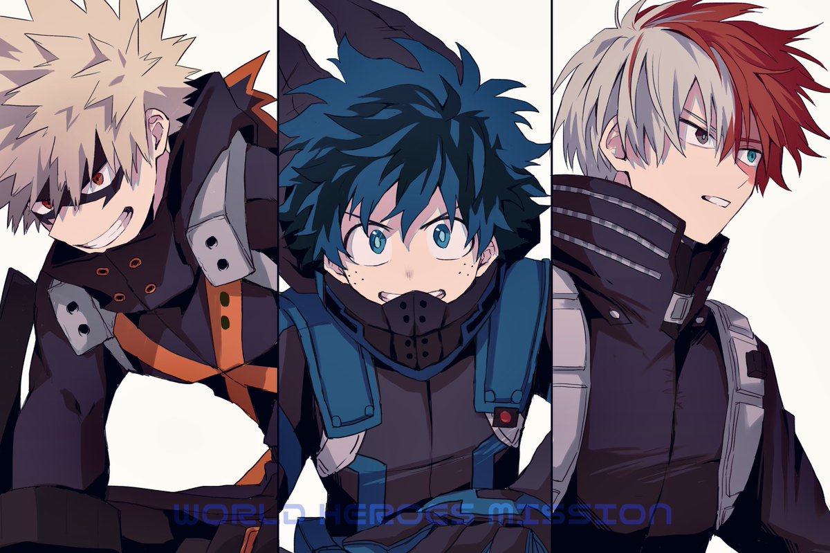 爆豪勝己 ,緑谷出久 ,轟焦凍 「映画新コス? 」|理央の