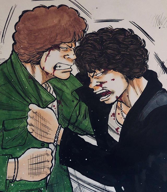 モジャモジャ対決❗️勝つのはどっちだ👊 皆さん楽しいお盆休みを