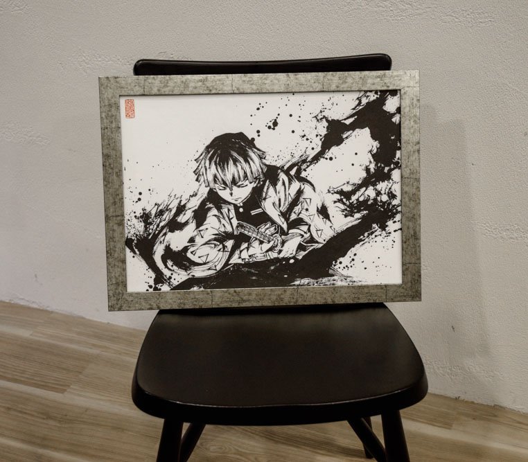 グッズ情報】 「鬼滅の刃 墨絵コレクション」発売決定！ 墨絵師・御歌