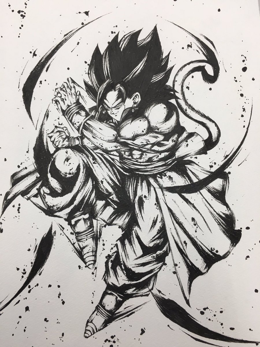 ベジット祭り！！(過去絵) #ドラゴンボール #ベジット