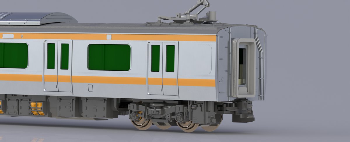 CG公開！】 設計中の3D画像が届きました！閉塞された車端部の窓、新た