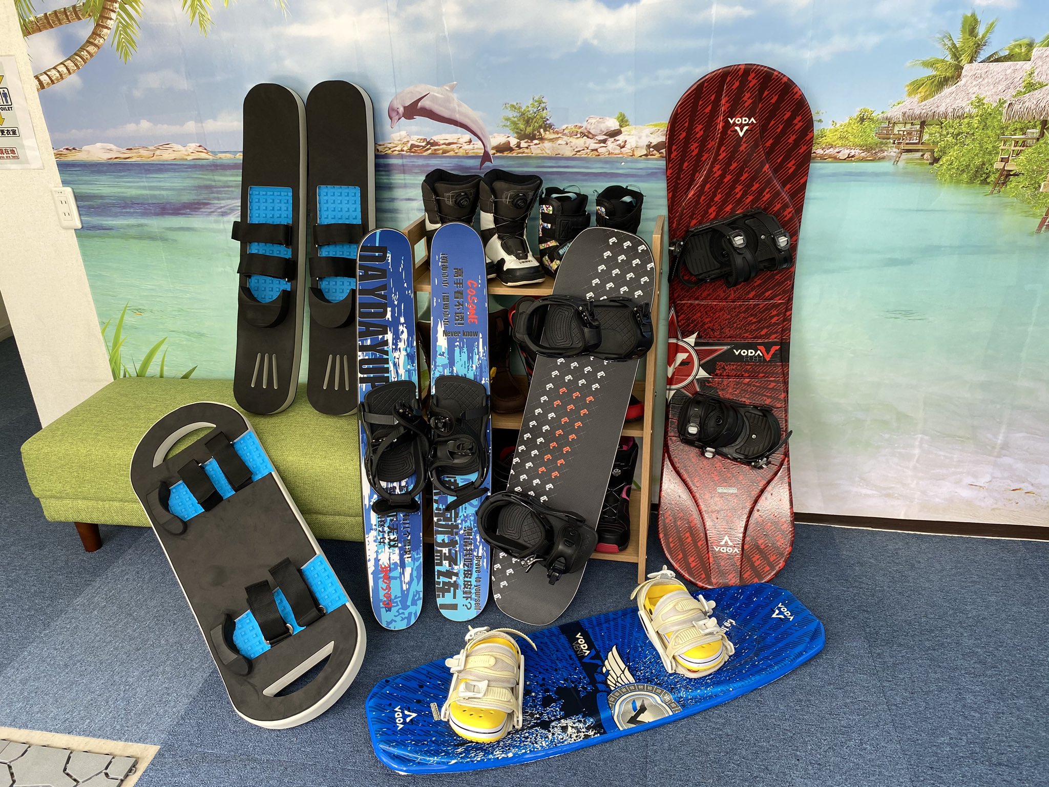 トランポリン用スキー