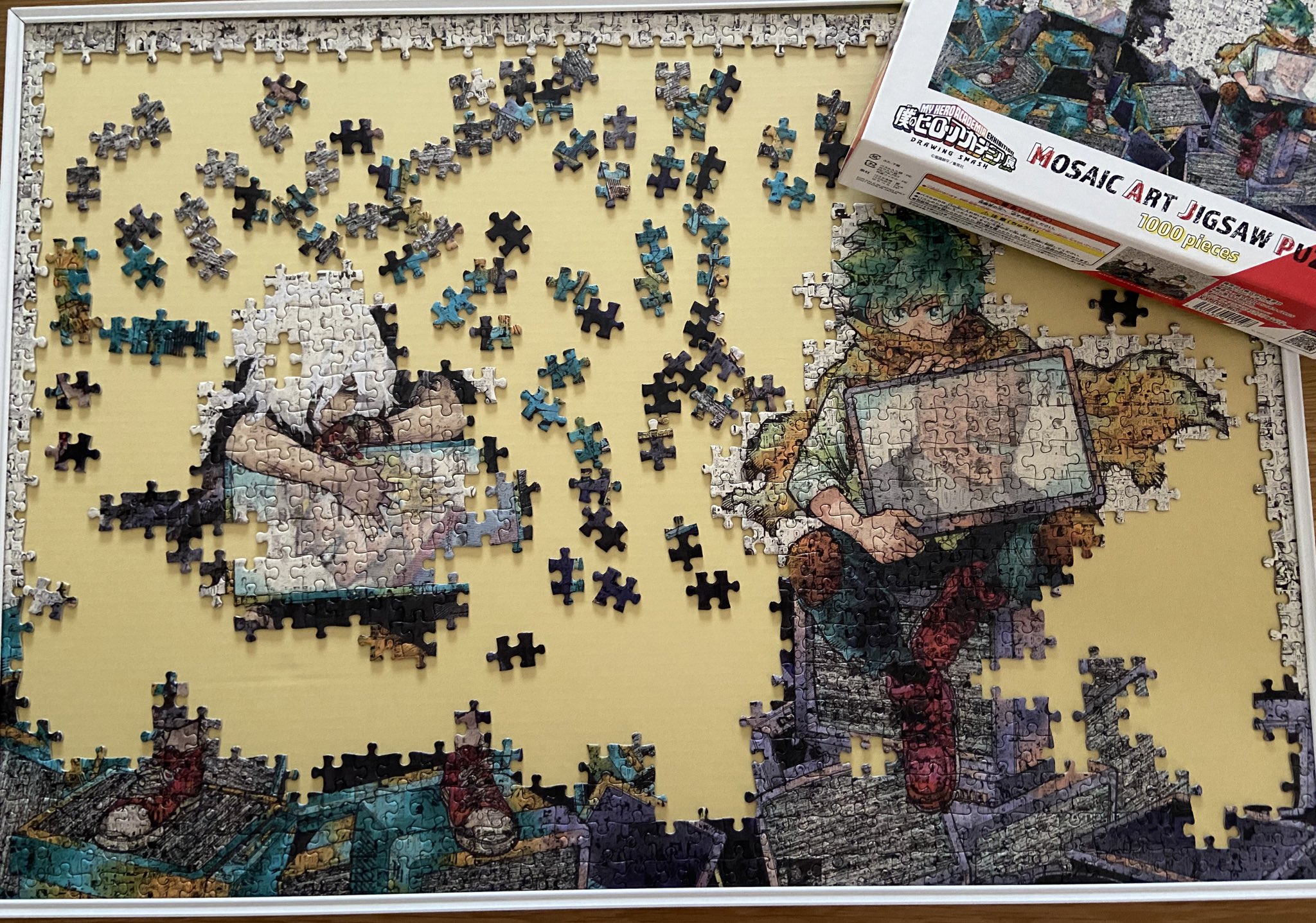 僕のヒーローアカデミア モザイクアートパズル ジグゾーパズル 原画展