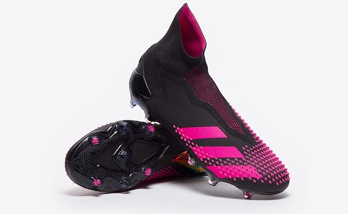 アディダス サッカースパイク 『プレデター 20+ FG』 ブラック×ピンク
