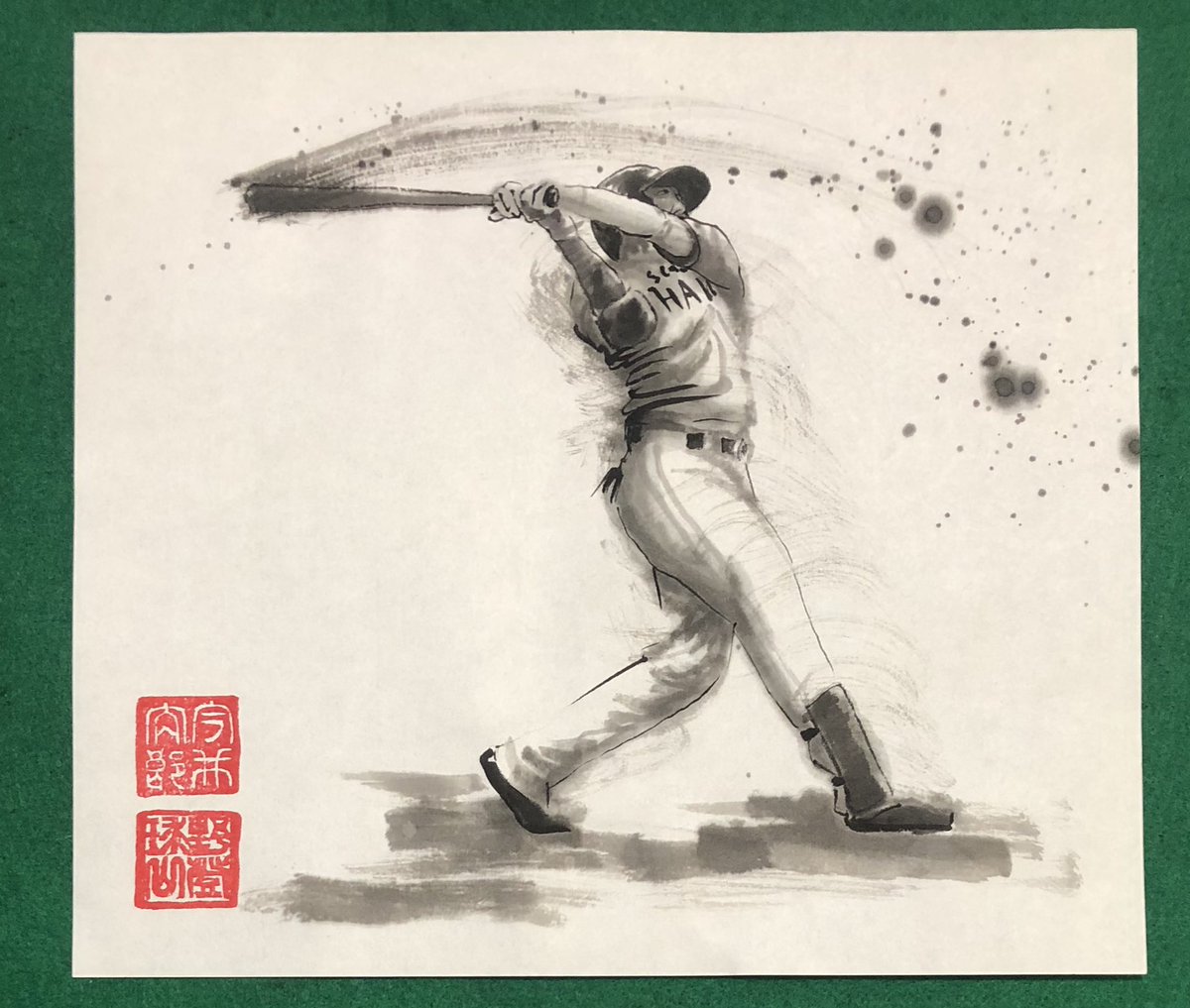 切り絵 野球選手 アート作品 切り絵 野球選手 アート作品 切り絵 野球