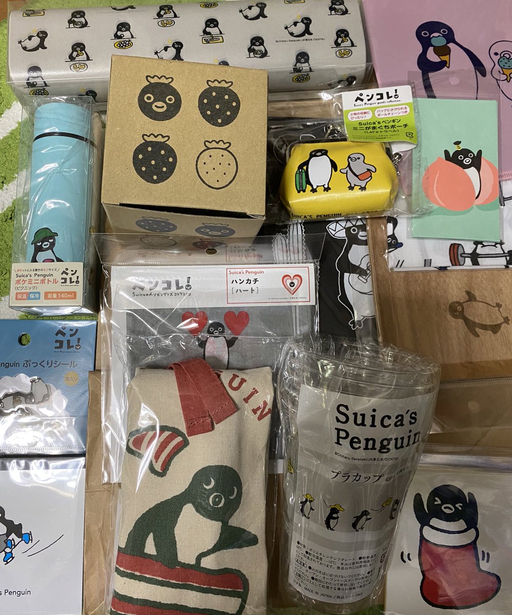 Suicaのペンギン福袋の中身はこんな感じでした！ 検索した感じ絵柄も
