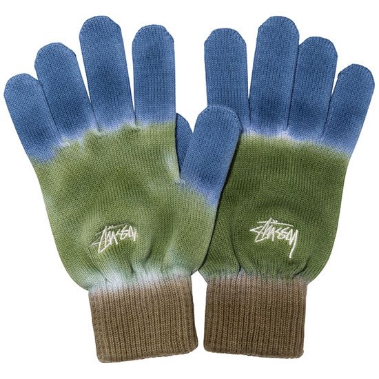 Stussy Earth Day Knit Gloves Color : Olive Size : L/XL Price