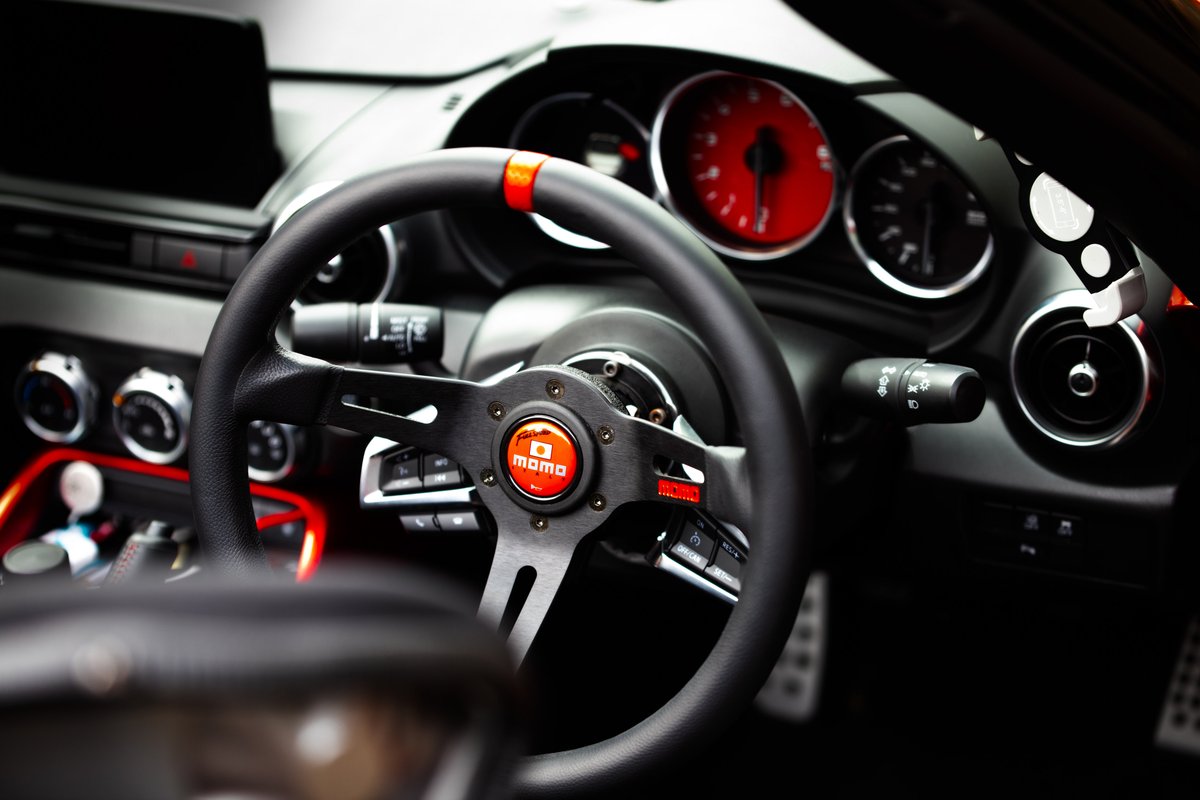 みんなのステアリング紹介して MOMO FULL SPEED 33φ 90mmDeep ＋自作