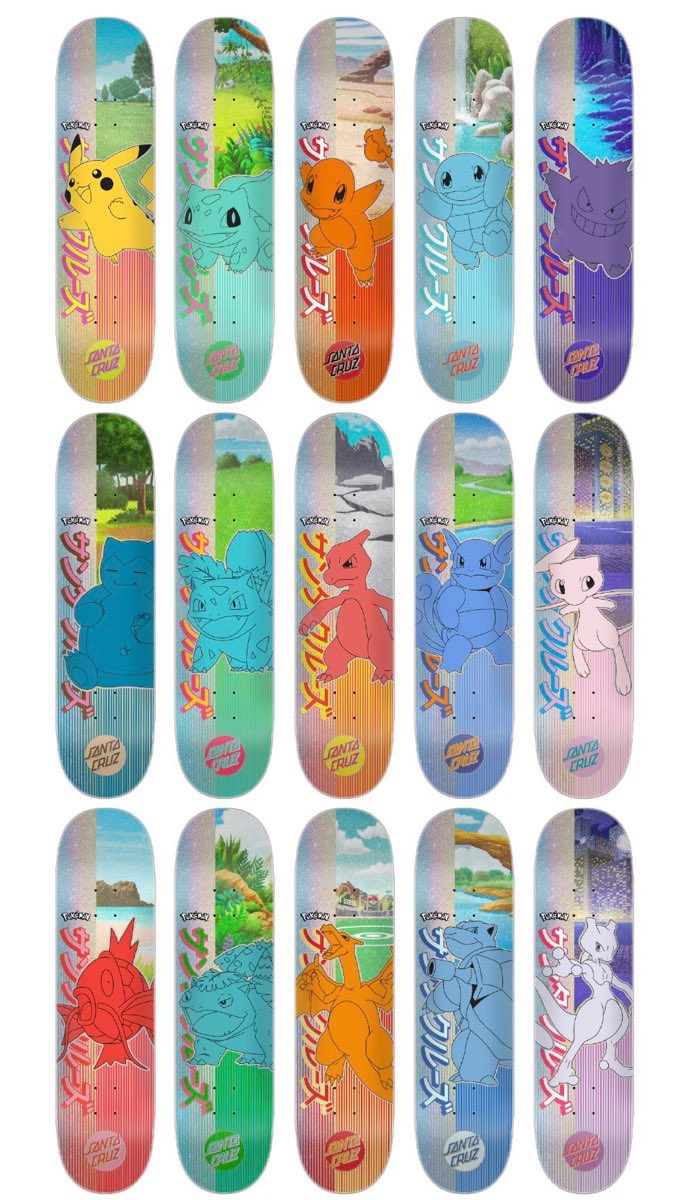 Pokémon × Santa Cruz ポケモンカードみたいに開封するまで中身の