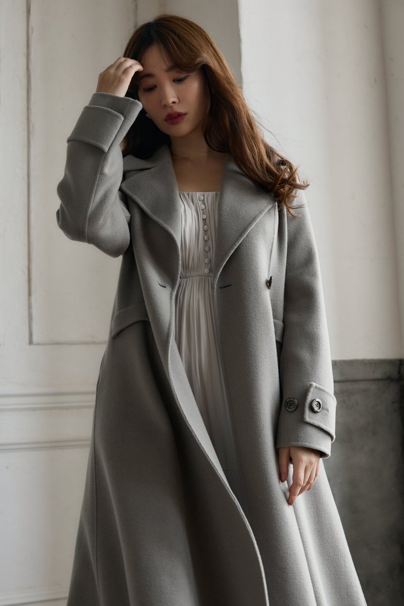Hamilton Wool River Dress Coat// 程よいウエストシェイプの リバー
