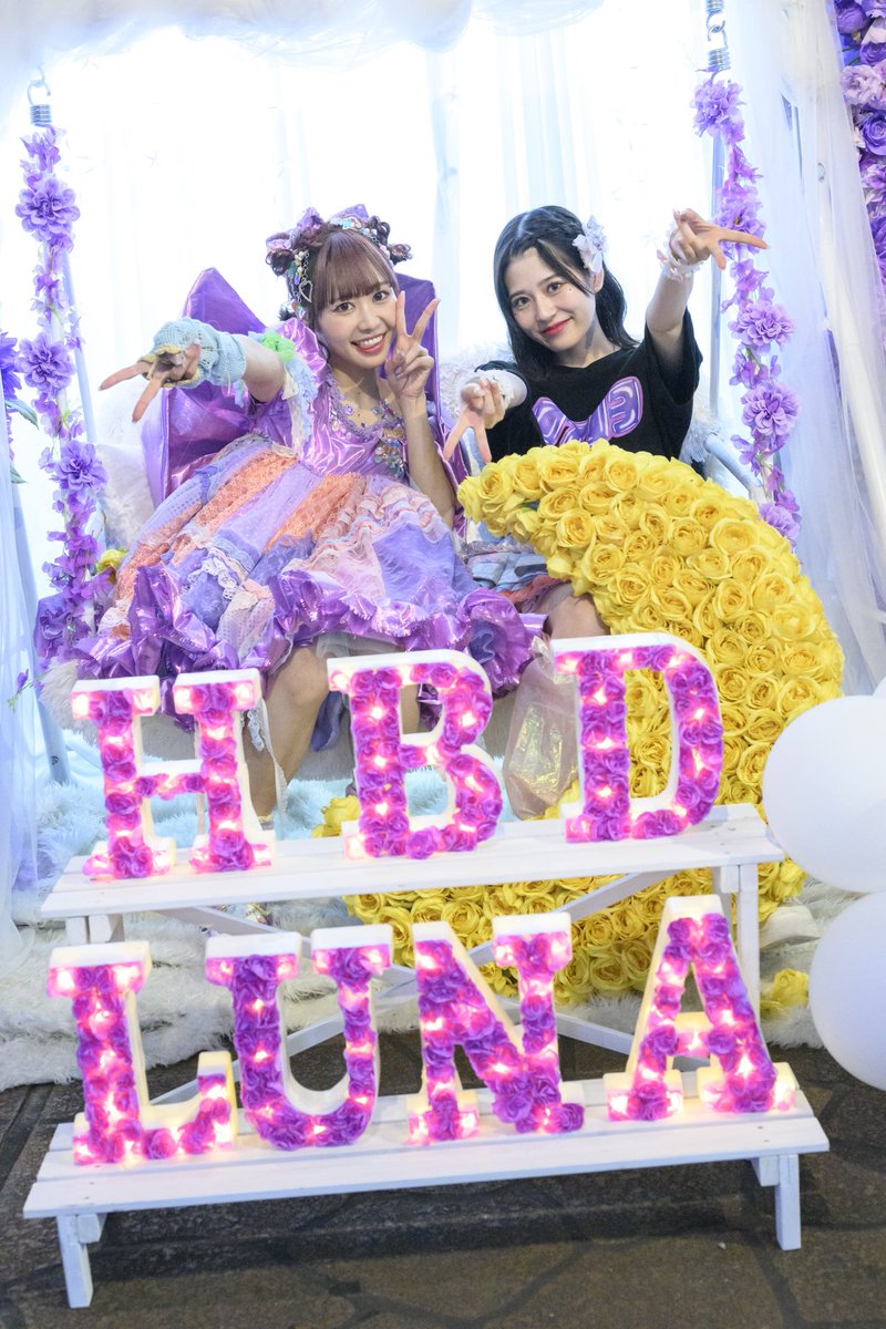 💜仲川瑠夏 生誕ラッフル開催中💜 限定アクスタが当たるラッフルくじ