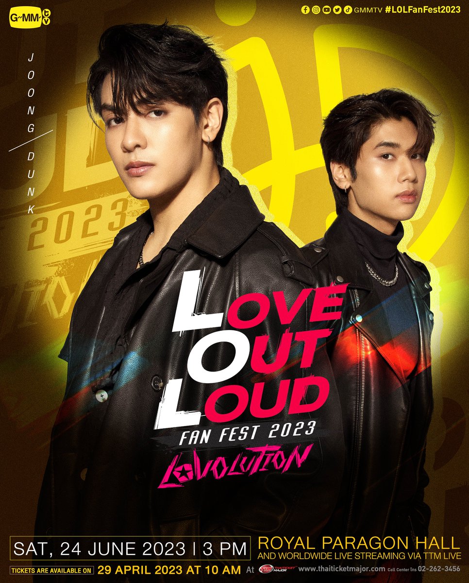 JOONG - DUNK' READY FOR LOVE OUT LOUD FAN FEST 2023 : LOVOLUTION