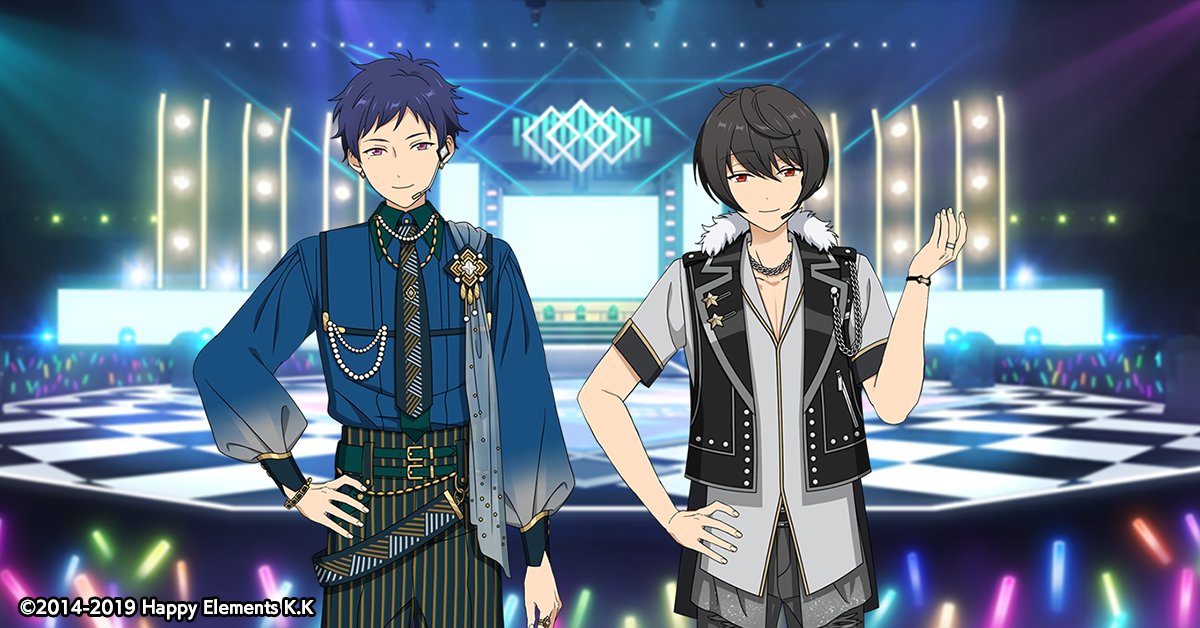 スカウト情報】 弓弦と凛月のカードにはルーム衣装が付いています