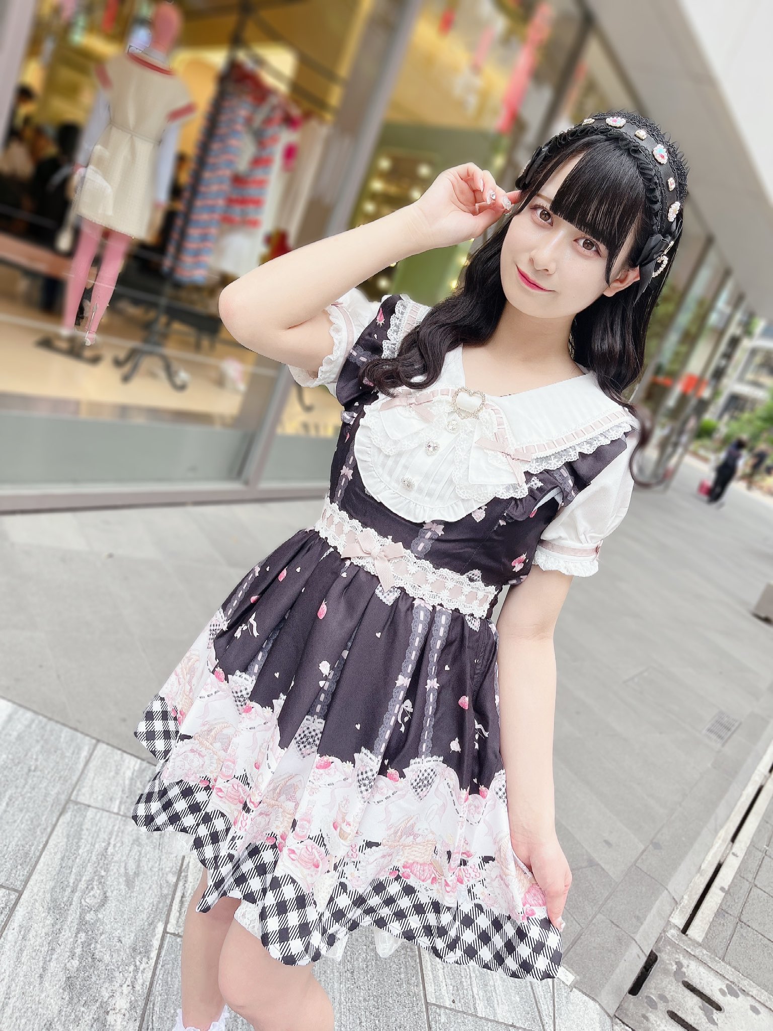 リズリサ melody bunny柄 セットアップ