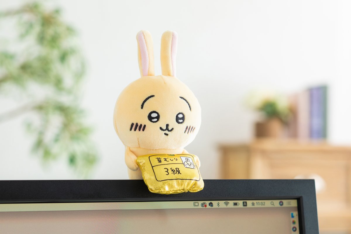 🌱新商品🌱 『デスクトップから見守るひっかけぬいぐるみ』 （#ちい