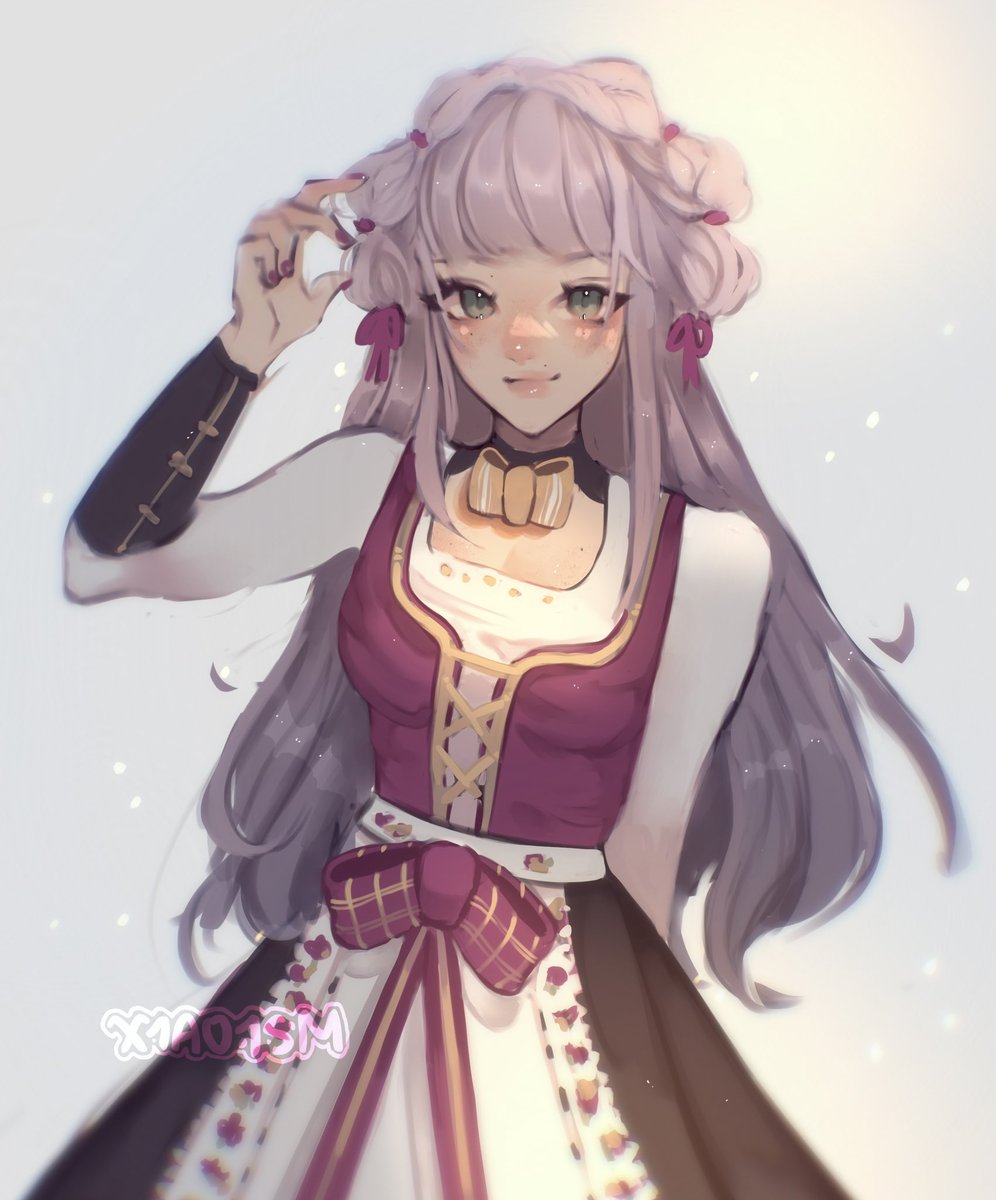 noelle with long hair 🌟 #noelle #原神