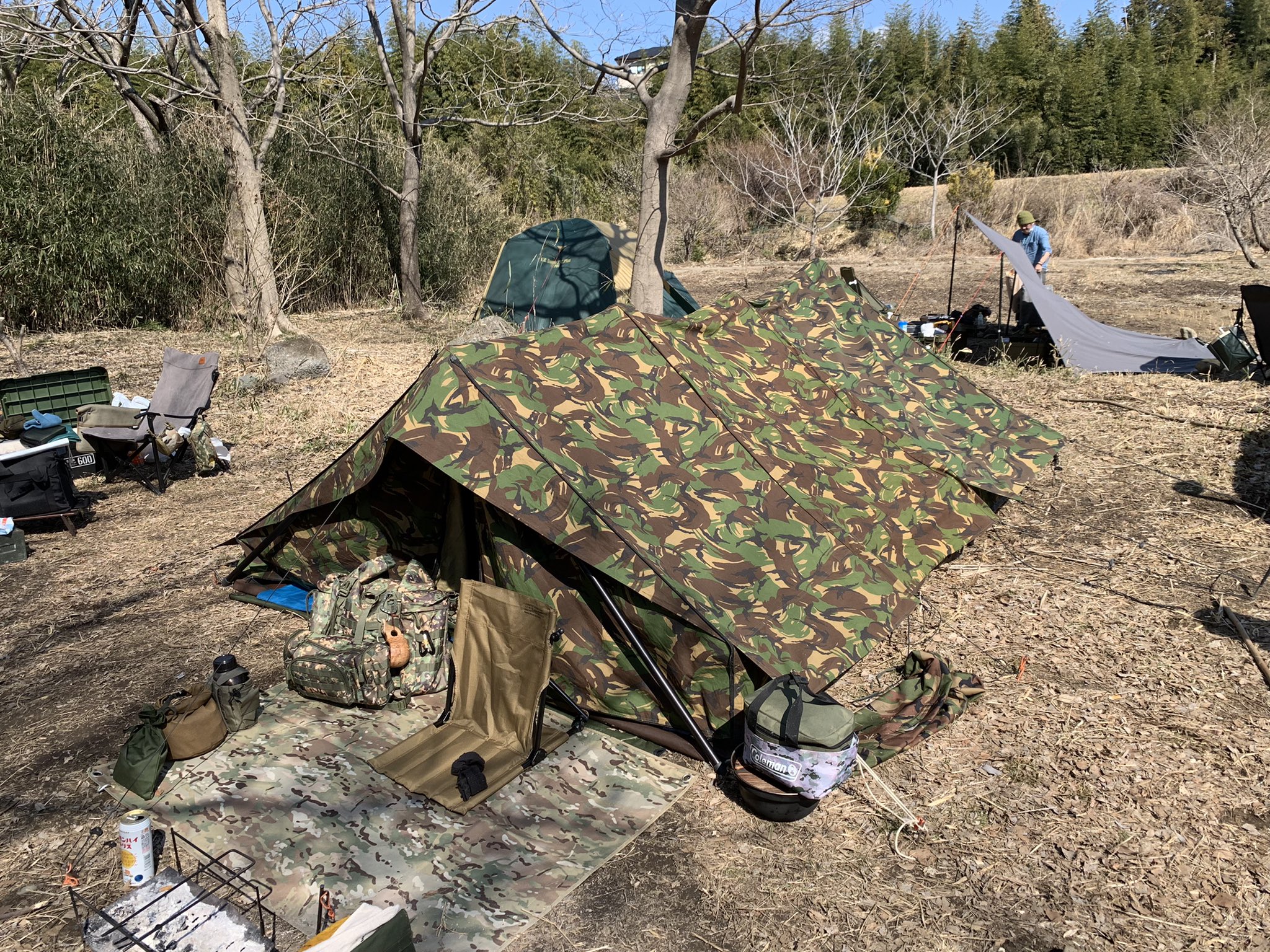 超入手困難‼️オランダ軍 ダッチアーミーテント‼️クリーニング&撥水
