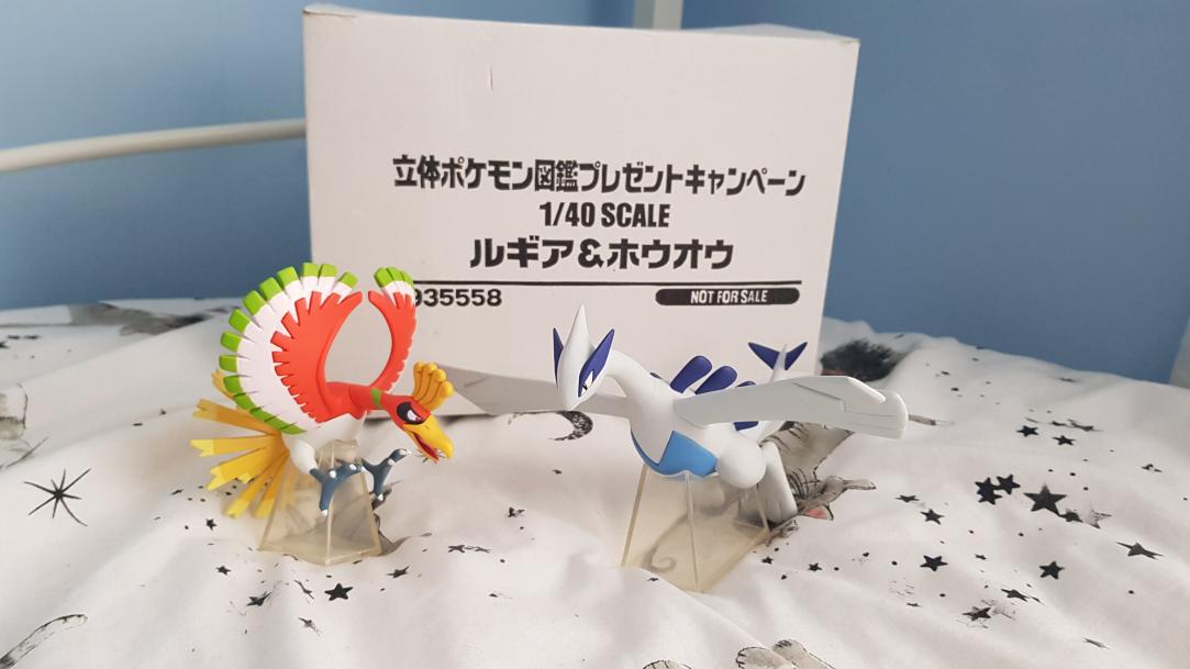 立体ポケモン図鑑 1⁄40 スケール ホウオウ ルギア 当選品 立体ポケモン
