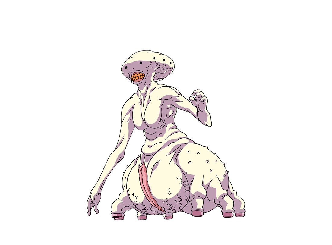 兵士級 最も新しい小型BETA。機動力も耐久力も低く特殊技能もないがが