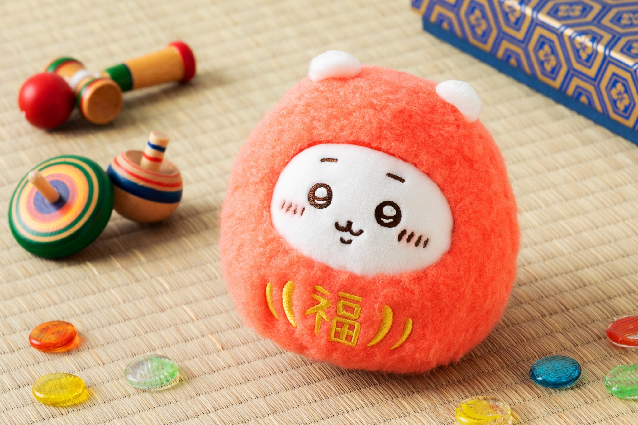 ちいかわだるまになっちゃった！ころりん 起き上がりこぼしぬいぐるみ