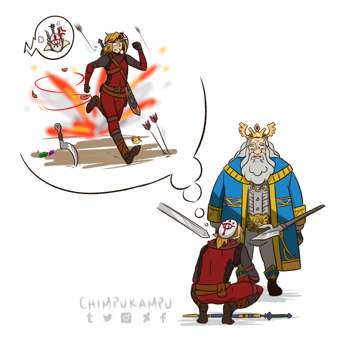 A funny collab with @/ghostgirl19 feat. Yiga!Link 🍌 You can read