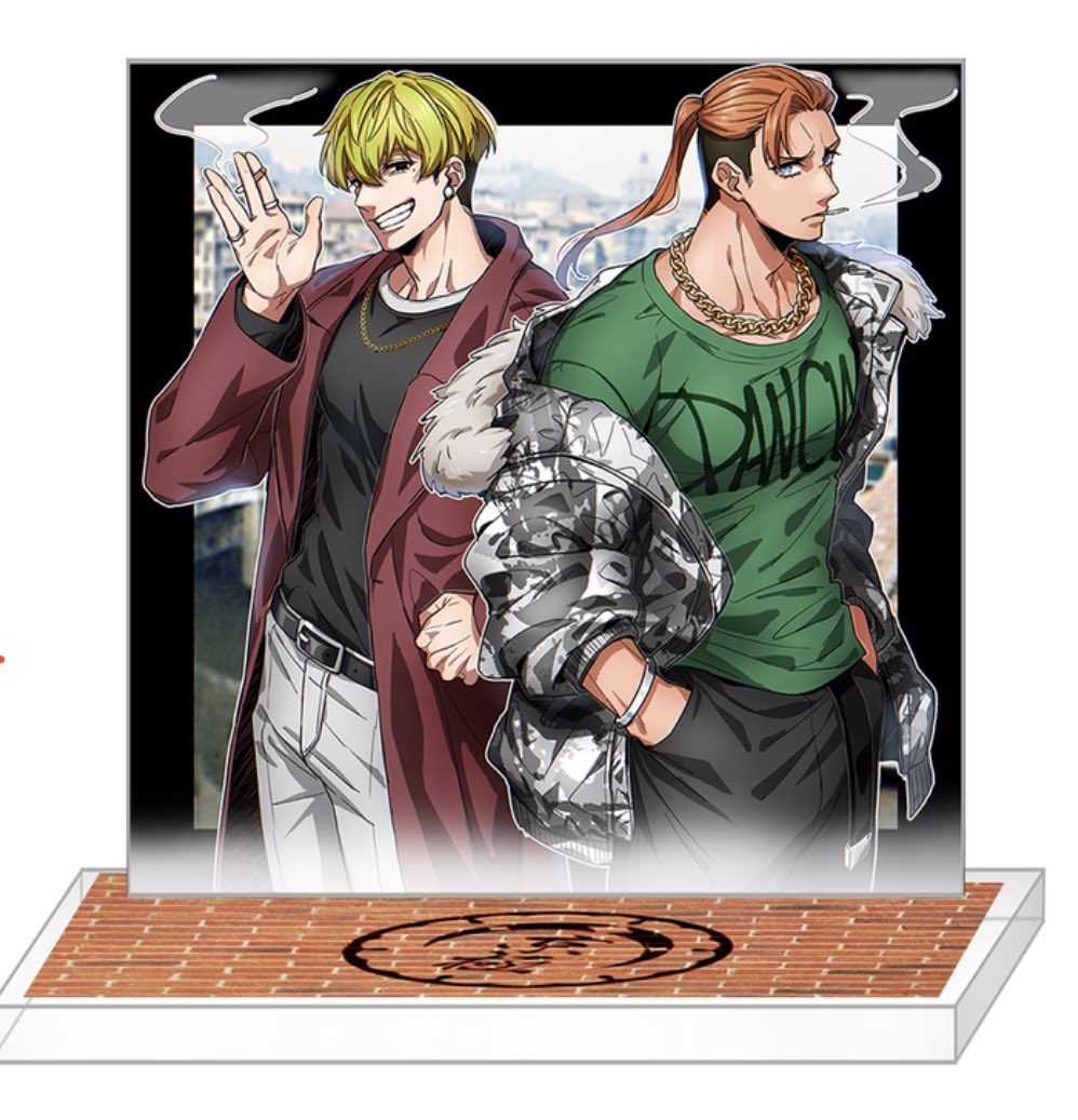 京極組の一条康明と久我虎徹…私服姿がアクリルスタンドになりました