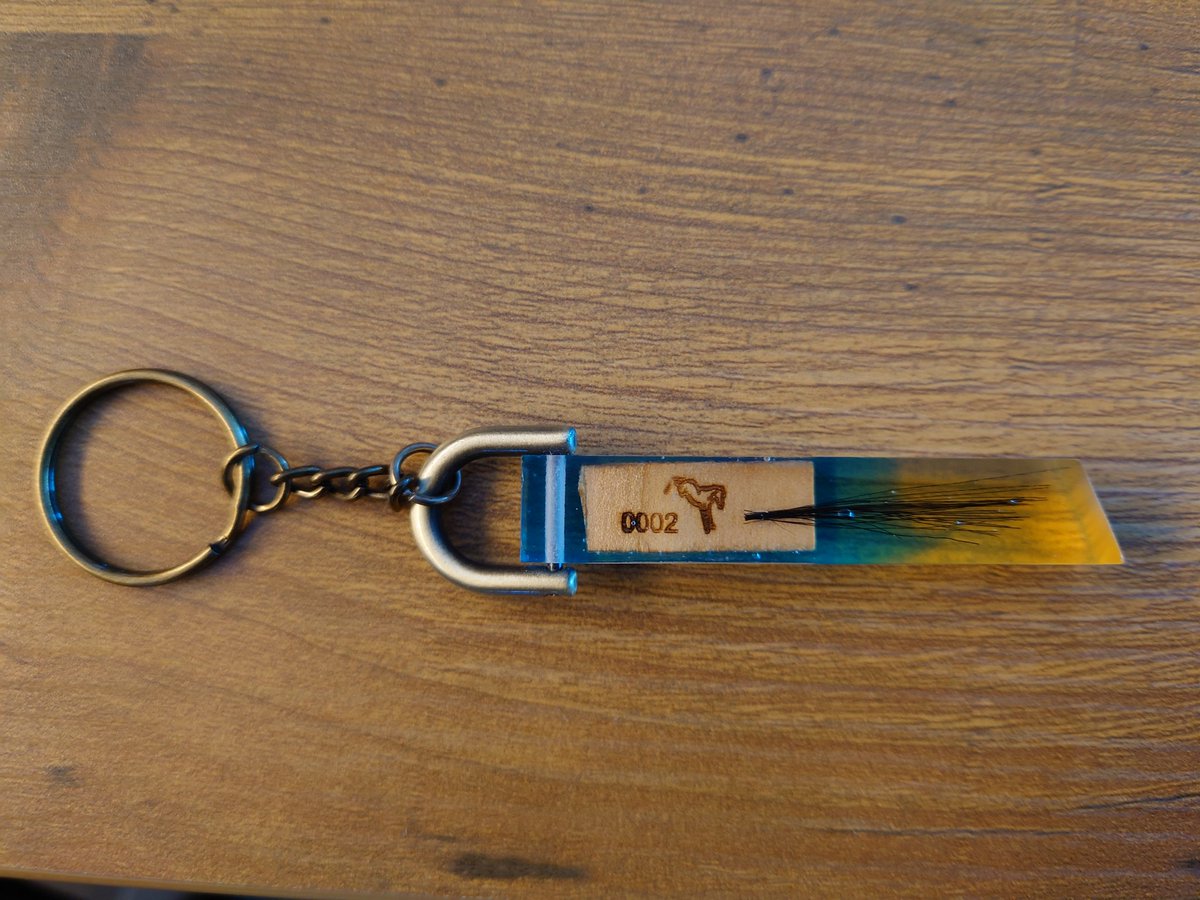 タニノギムレット牧柵利用鬣入りキーホルダー】 明日2/14(火)20:00