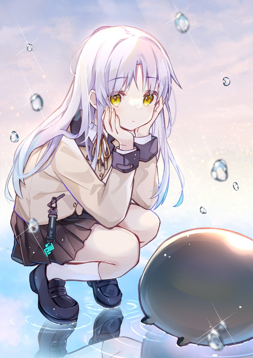 ヘブンバーンズレッド×Angel Beats! 複製原画 立華かなで ヘブバン