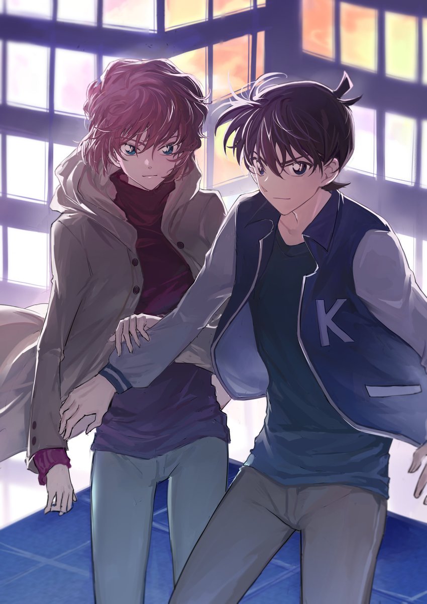 名探偵コナン クリアファイル 工藤新一 宮野志保 江戸川コナン 灰原哀 ①