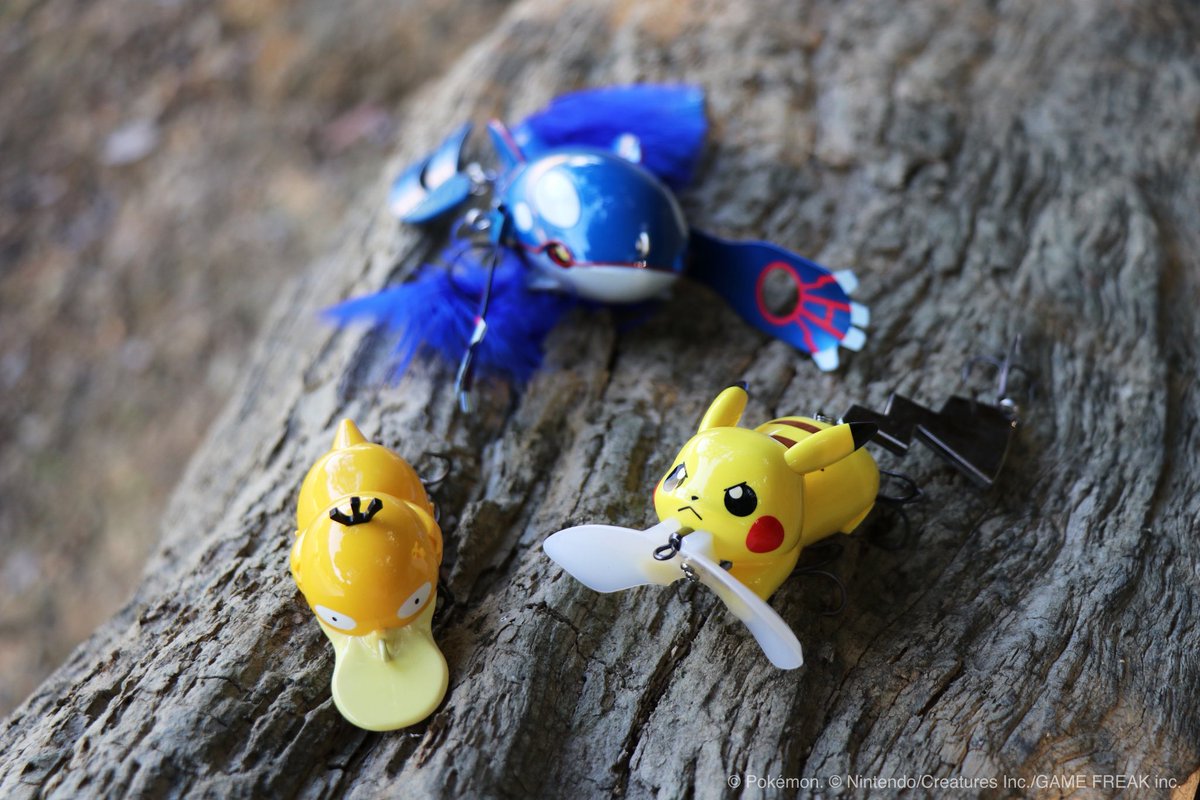 ポケモンフィッシングのルアーはピカチュウだけじゃない。 さぁ、仲間