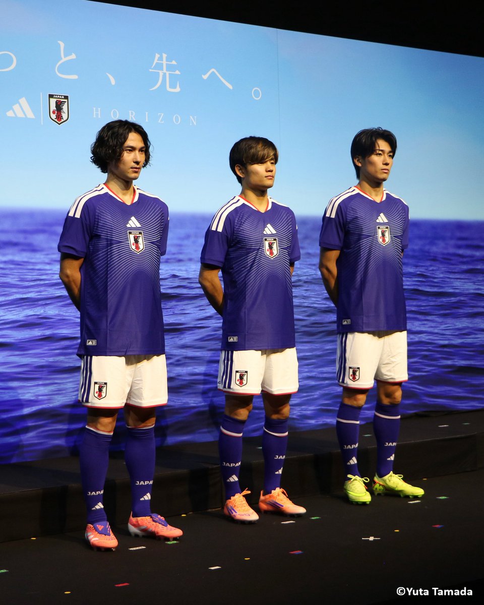 🇯🇵 新ユニフォームを着て登場！👕 本日開催された、JFA・アディダス