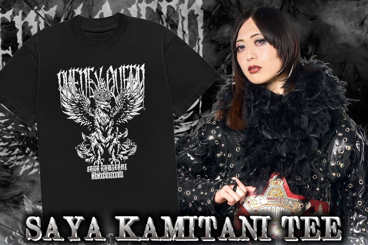 新品近い♡上谷沙弥♡Phenex Queen TシャツXLサイズ&ブロマイド大吉