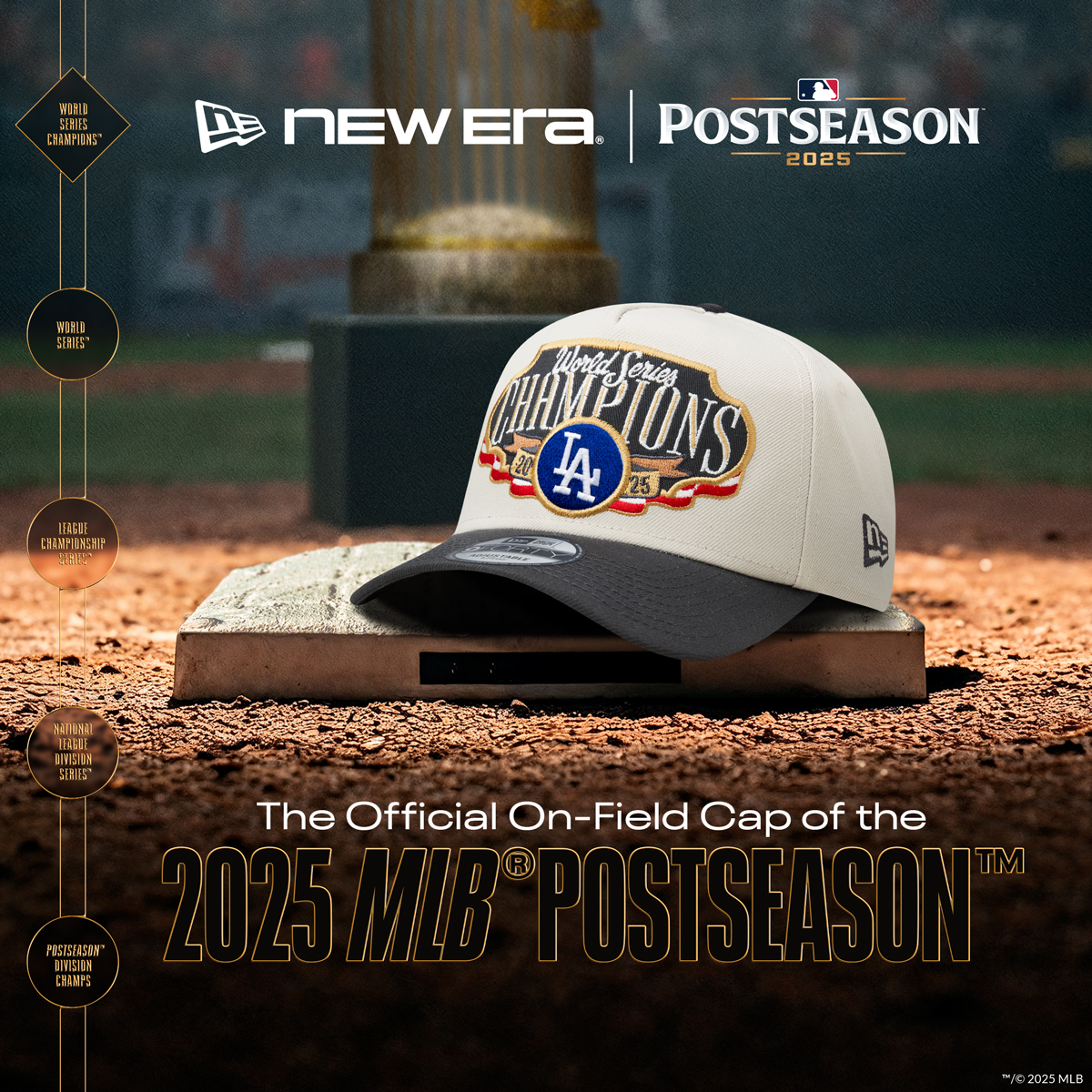 MLBワールドシリーズ 優勝記念キャップ New Era 2025 ドジャース