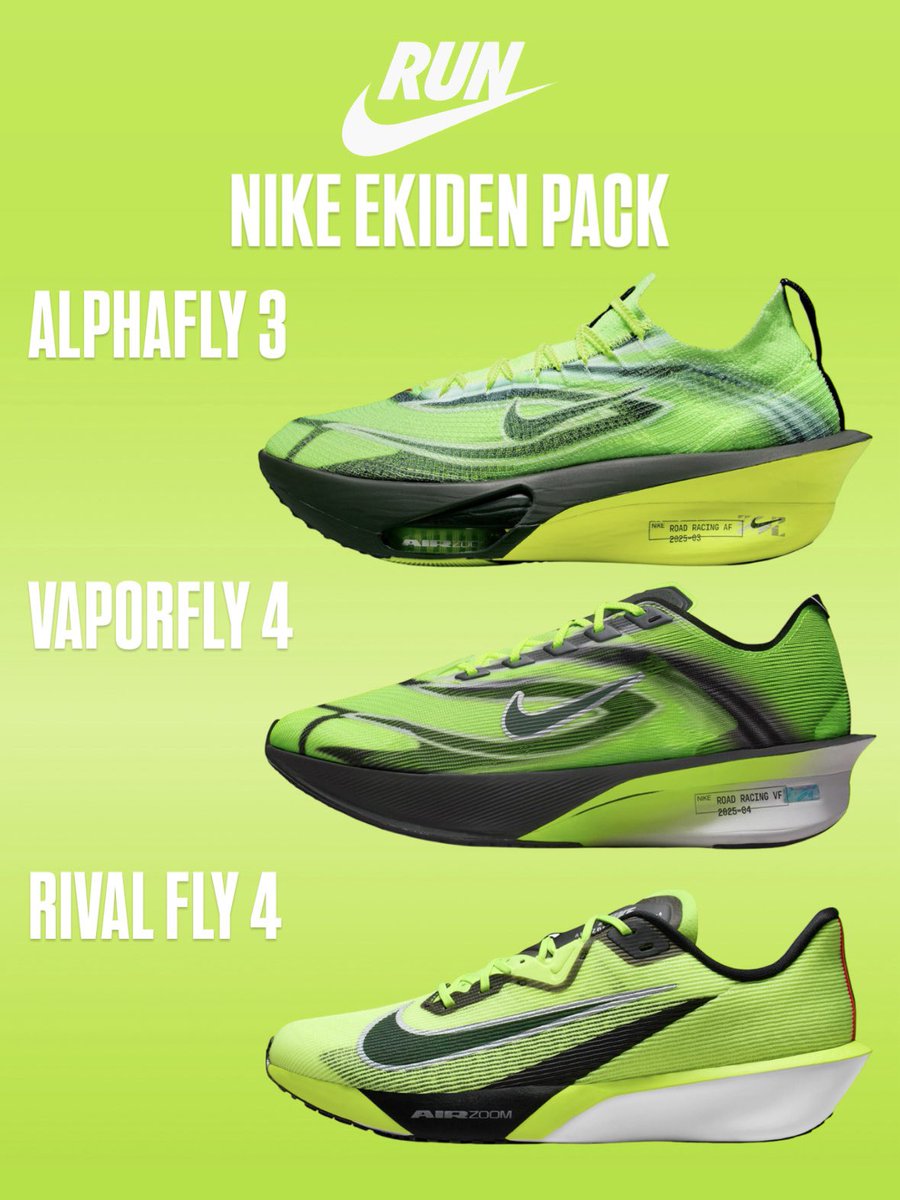 NIKE 🎽EKIDEN PACK 2025-2026🎽 【AIR ZOOM ALPHAFLY NEXT% 3