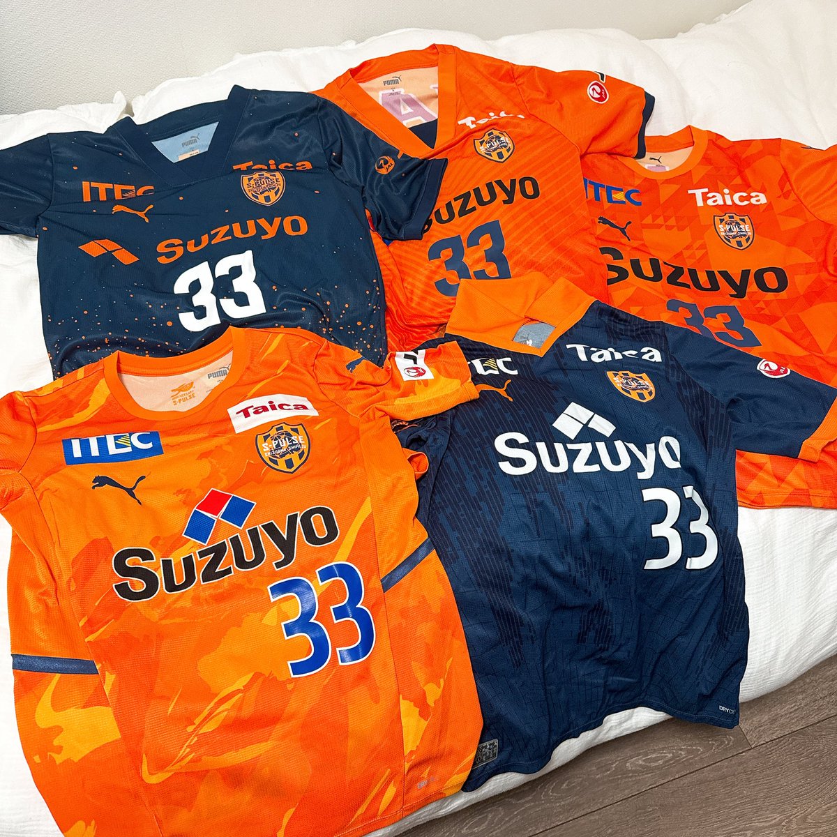 ぐ*ら様 エスパルス 乾 オーセンティック ユニフォーム 33 PUMA