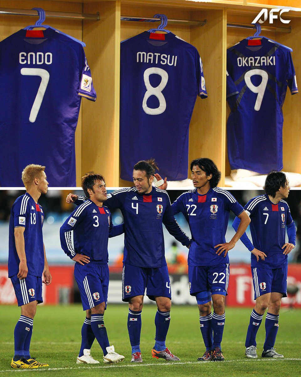 2010年南アフリカW杯で日本代表が着用したユニフォーム 👕 これを見て
