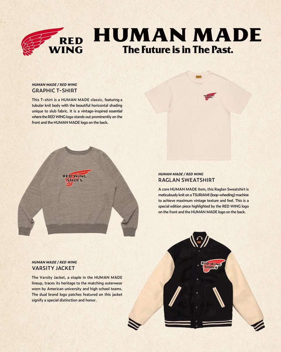HUMAN MADE × RED WING コラボアイテム (ヒューマンメイド レッド