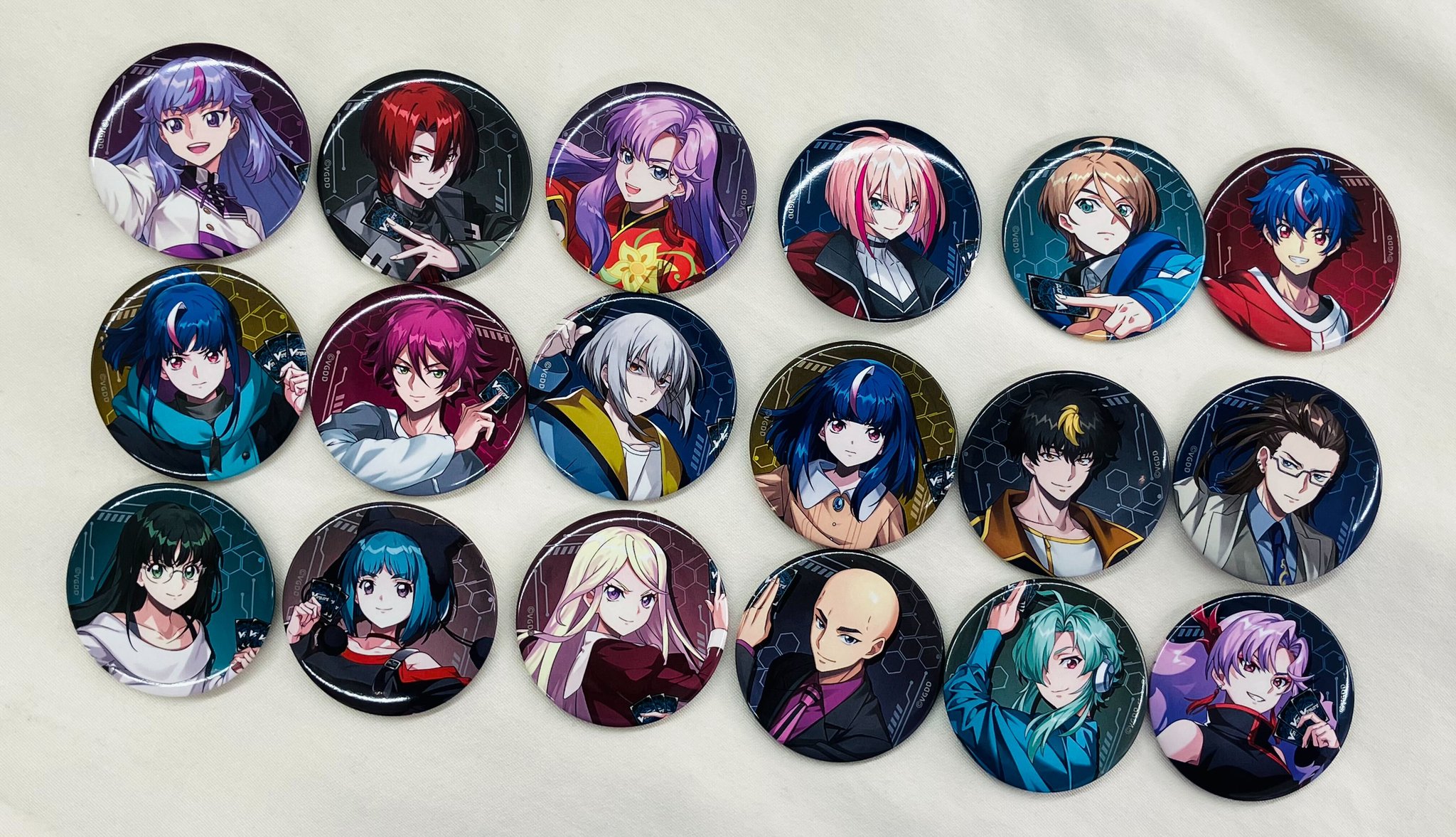 天官賜福 ヴィレッジヴァンガード 缶バッジ3種セット