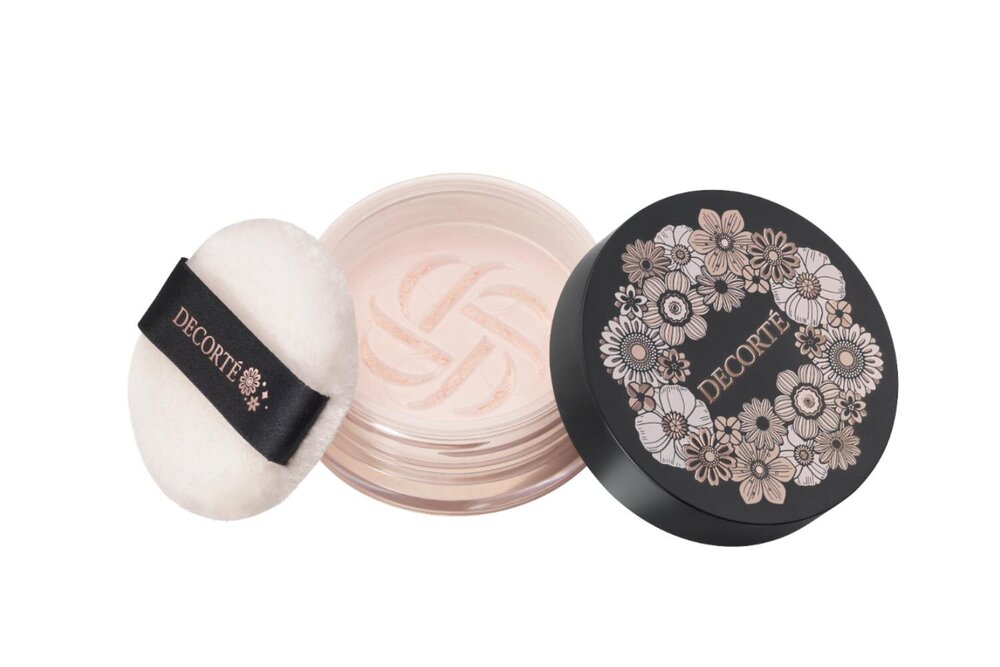 コスメデコルテ2025年クリスマスコフレ、‟花々咲き誇る”がま口ポーチ