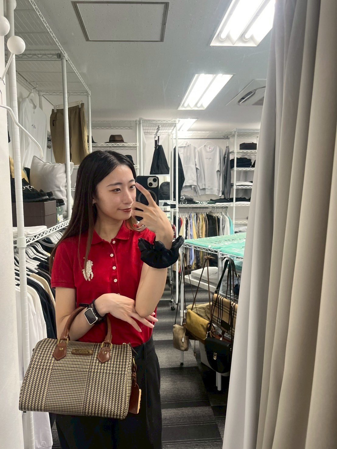 Polo Ralph Lauren 千鳥格子ボストンバック POLO RALPH LAUREN