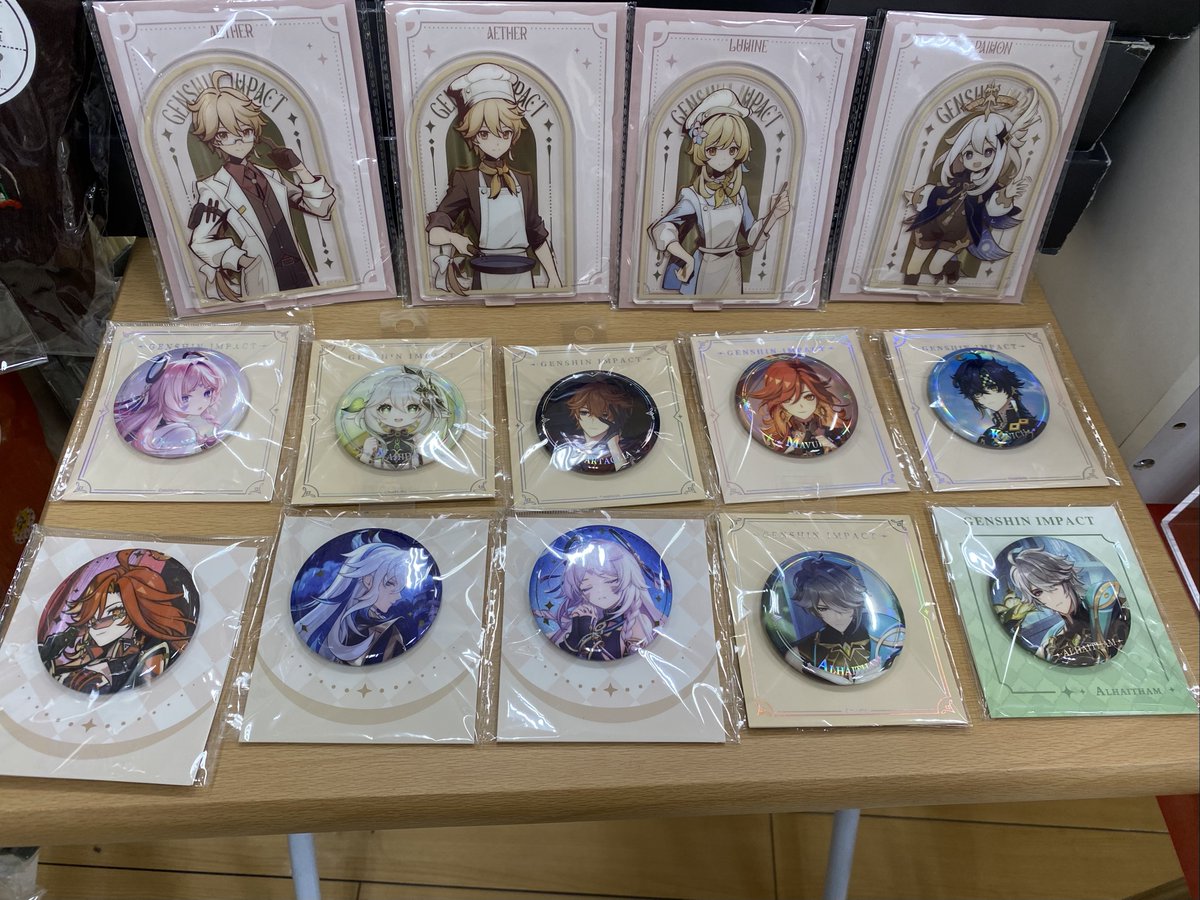 原神」 LunaⅠ記念フェア 未来屋書店にて開催中！ Luna I 商品の他に