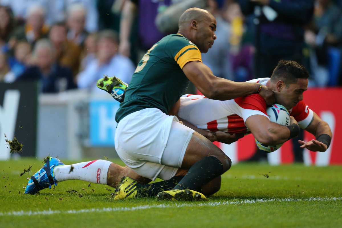 あの日から10年…🌸🏉 #RWC2015 で南アフリカに勝利した歴史的瞬間を